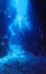 cave shaab claudio reef saint jhons reef red sea egypt by Marco Zanini 